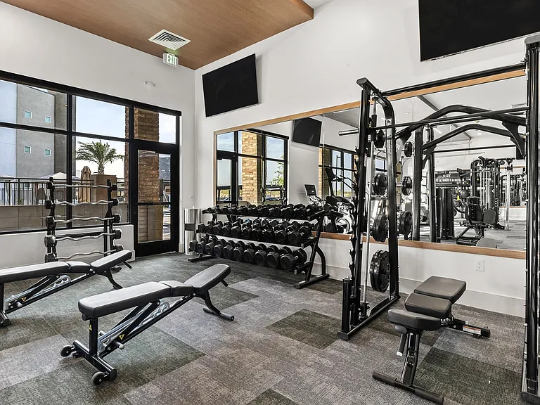Top of the line Fitness Center with Life Fitness Equipment