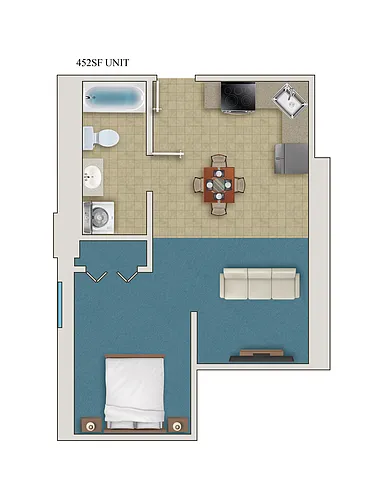 Floor plan Model 3