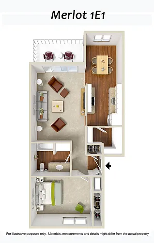 Floor plan Merlot