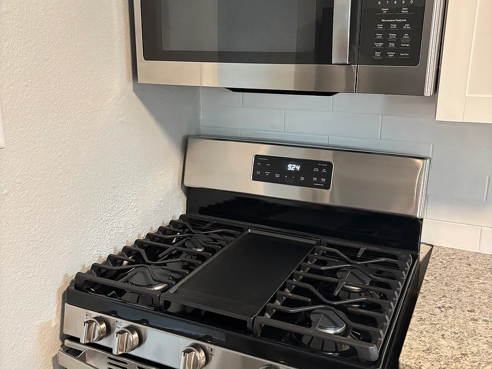 Stove and microwave