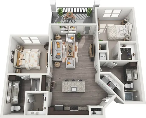 Floor plan B1