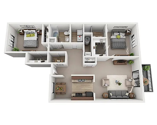 Floor plan Evans
