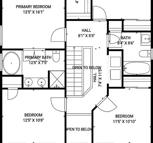 Second floor plan