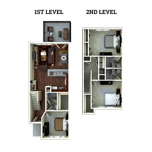 Floor plan Birchmore 3x3