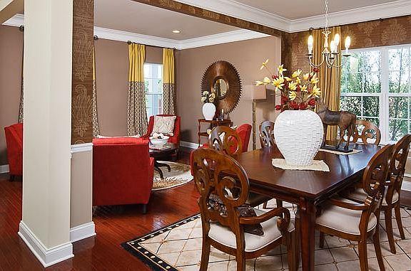 The open Living and Dining areas are perfect for enertaining.