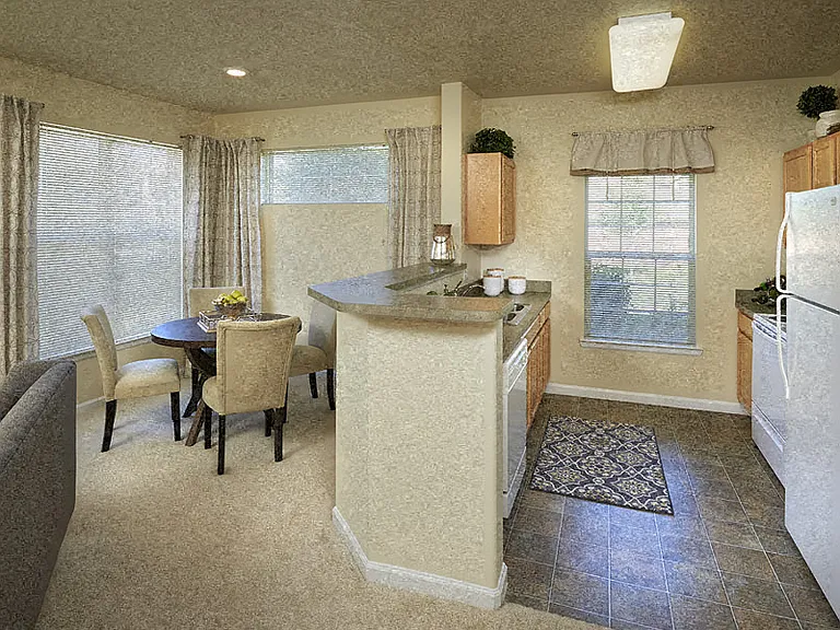 Kitchen and dining room