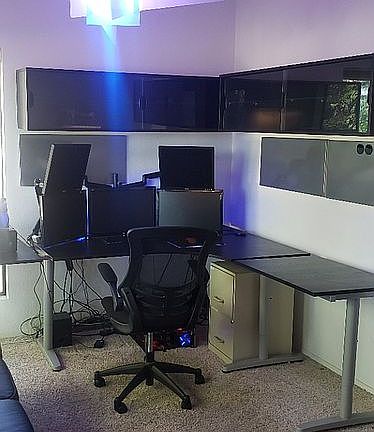 office space different angle
