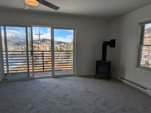 Gas fireplace for cozy nights