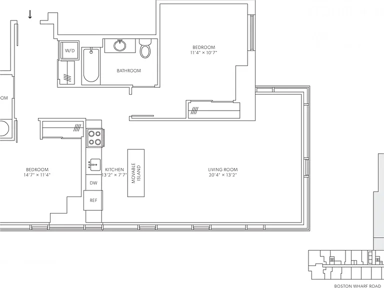 Watermark Seaport - B11 - 2 Beds - 2 Baths - 1083 Sq. ft.