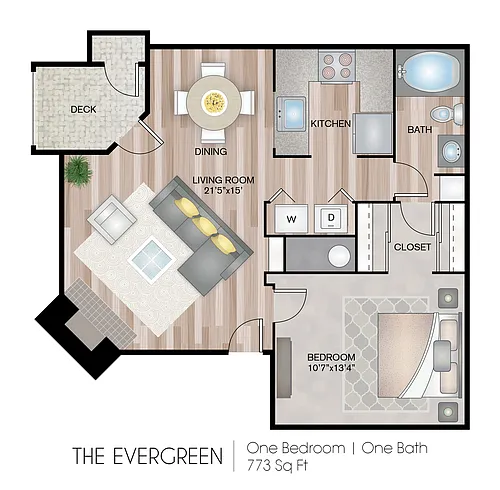 Floor plan The Evergreen