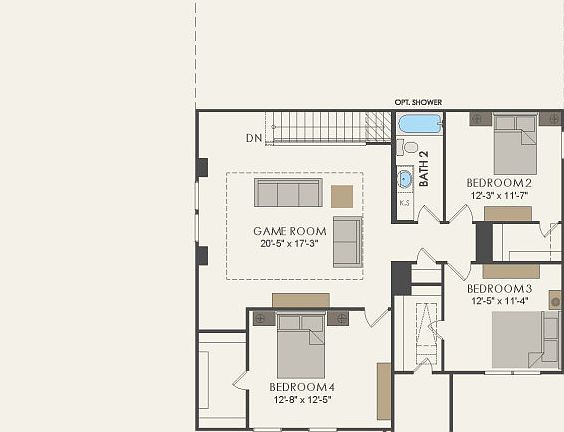 Second Floor 4 br 2.5 ba
