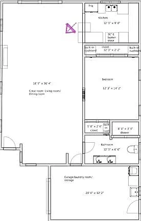1 bed, 1050 sqft, $3,699 — Photo 4