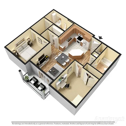 Floor plan 2 Bedroom