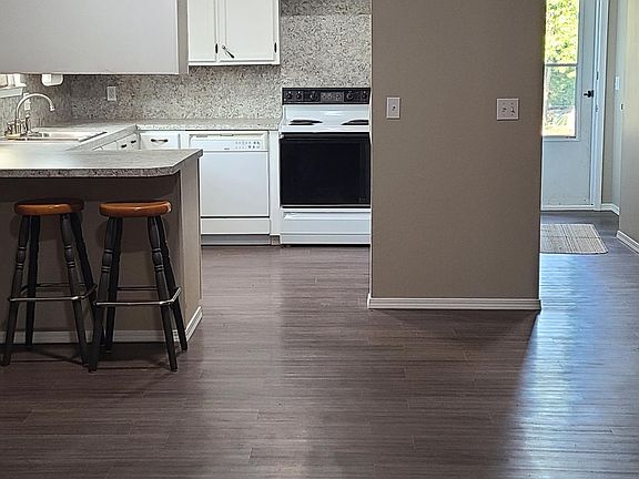 Living looking into kitchen.