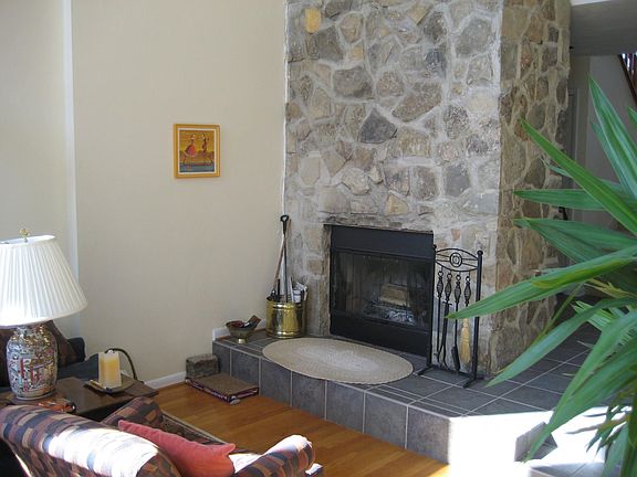 Floor to Ceiling Fireplace