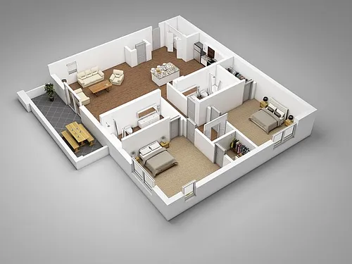 Floor plan B1