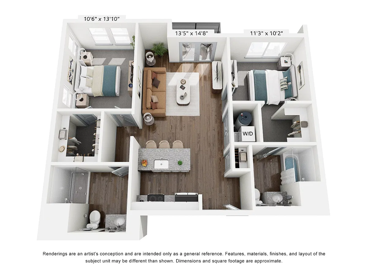 Floor plan The Uptown