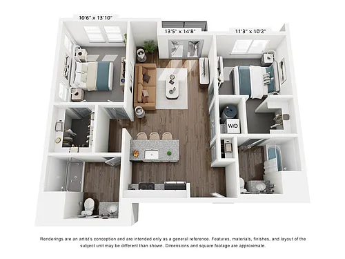 Floor plan The Uptown