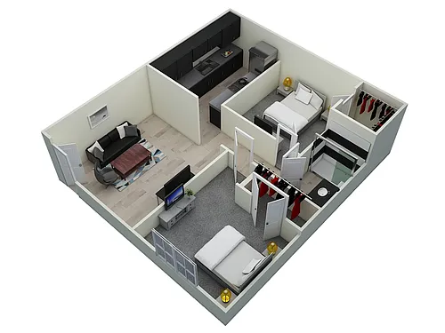 Floor plan Van Gogh