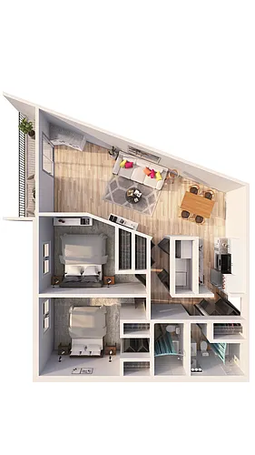Floor plan Woodland