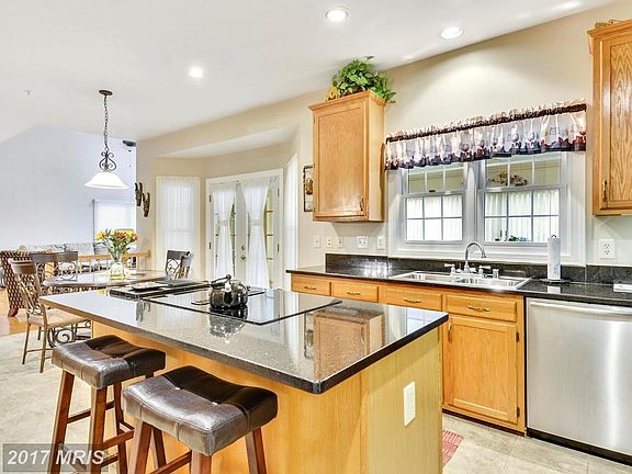 Stainless Steel appliance Sitting at Center Island