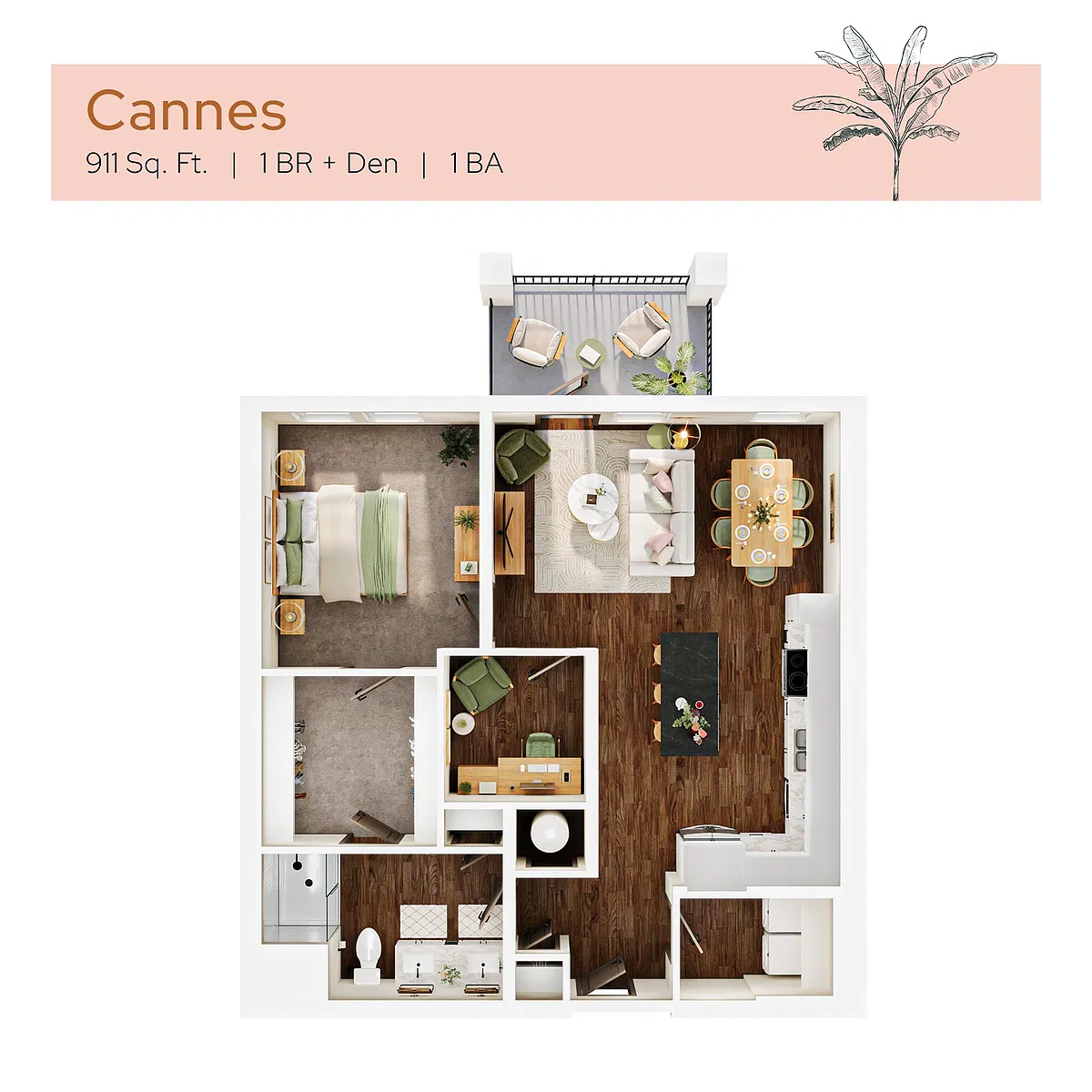 Floor plan Cannes