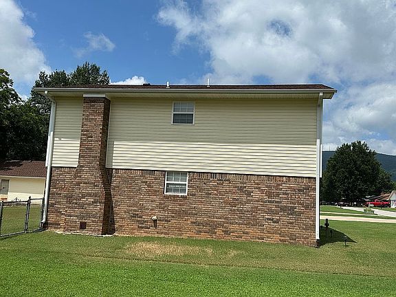 Side view looking west