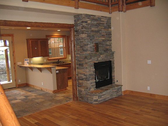 Great room to kitchen