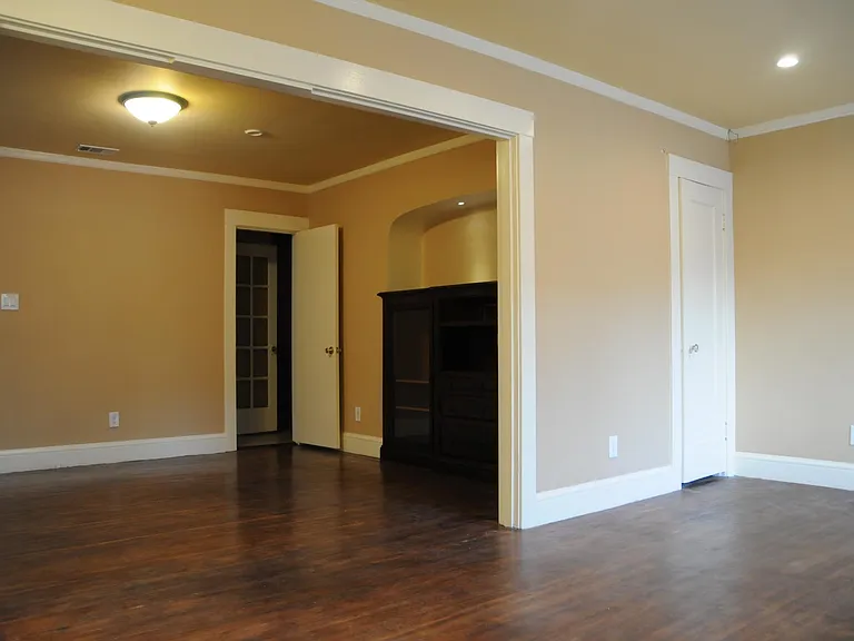Living room and dinning room