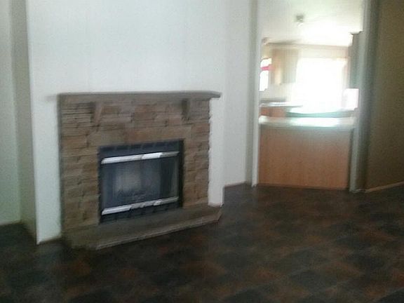 stone fireplace