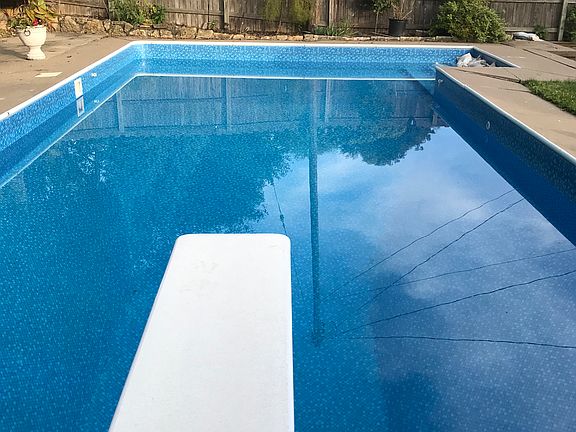 Diving board and deep end