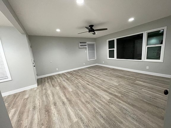comfortable living room area with storage closet