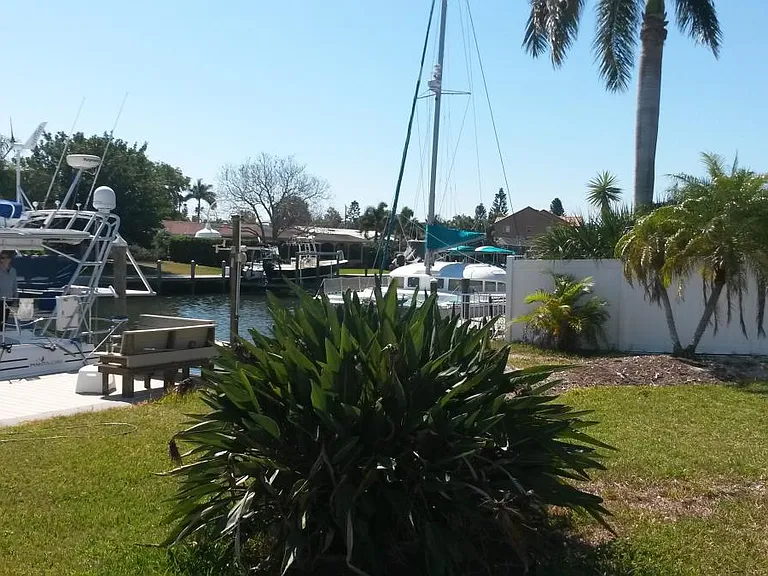 Backyard and dock