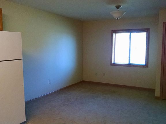 Open floor plan dining and living areas.