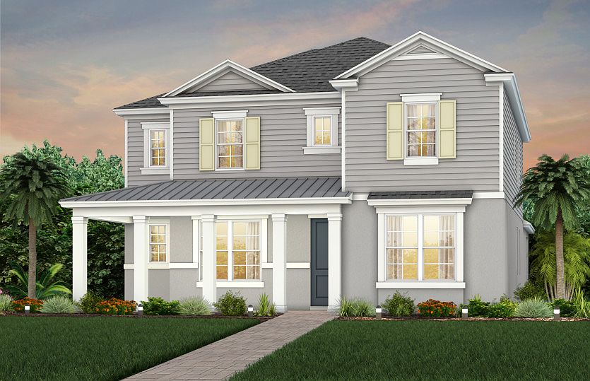 Exterior LC2A with front porch