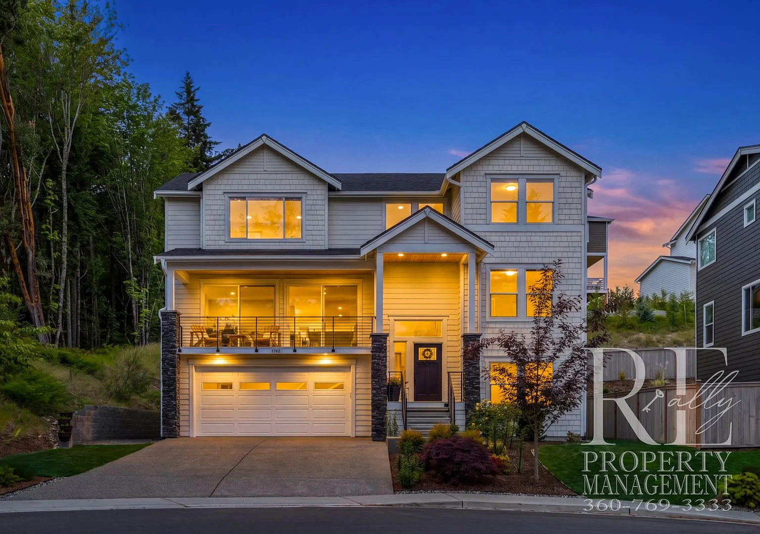 Exceptional 3,578 SF Poulsbo Home with Liberty Bay Views, 4-Car Tandem Garage & Designer Kitchen — Photo 1