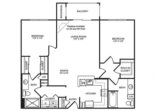 Floor plan B2