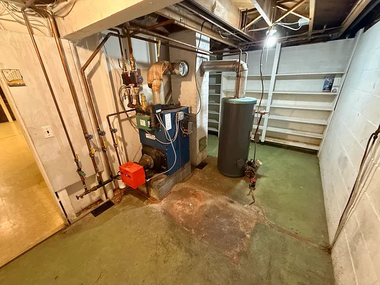 Boiler / storage room in basement