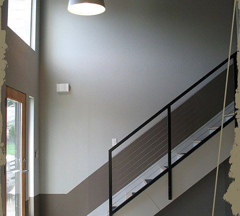Custom Cablerail stair rail