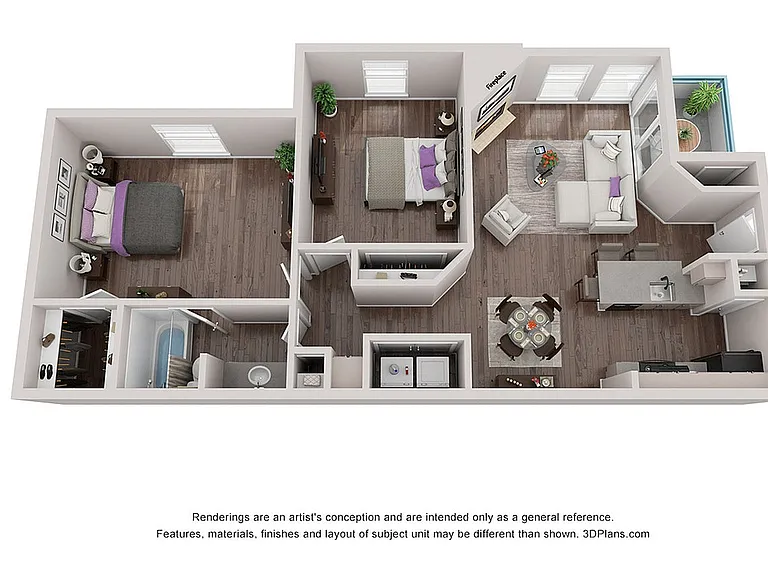 B3, B3A - 958 sqft B3, B3A - 958 sqft