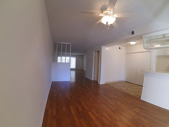 Dining area looking into living room