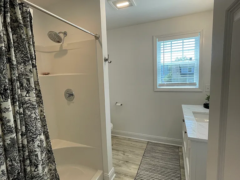2nd floor full, guest bath has oversized shower and vanity