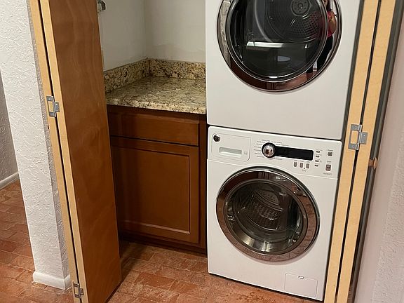 Newer Washer and dryer in unit