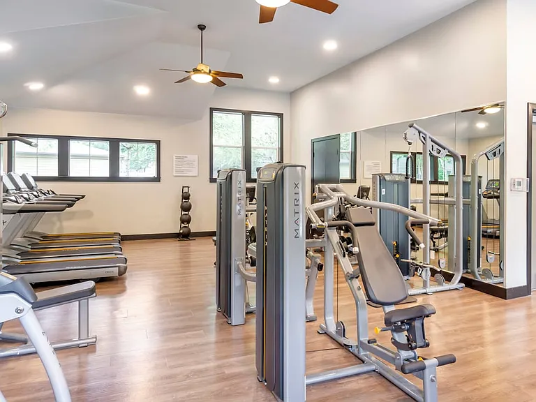 Fitness center with state-of-the-art cardio and strength equipment