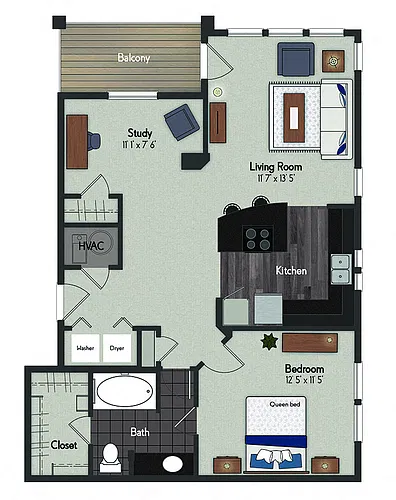 Floor plan Wycliffe