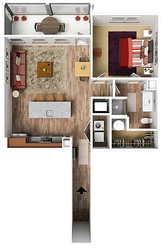 Floor plan Fitzpatrick