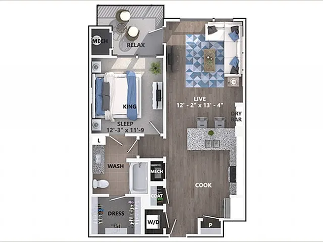Floor plan A3b
