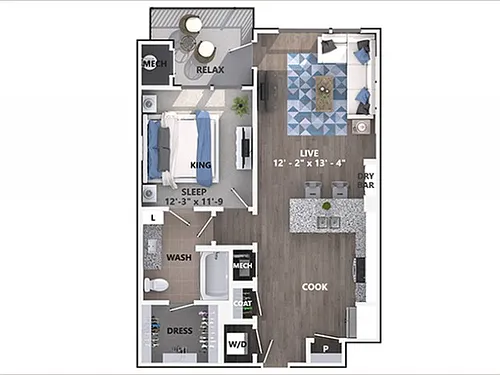 Floor plan A3b