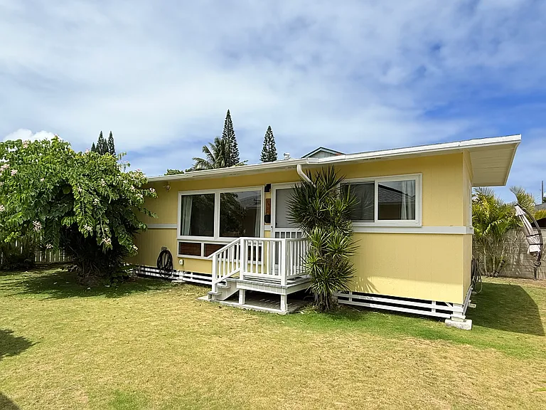 Front of cottage