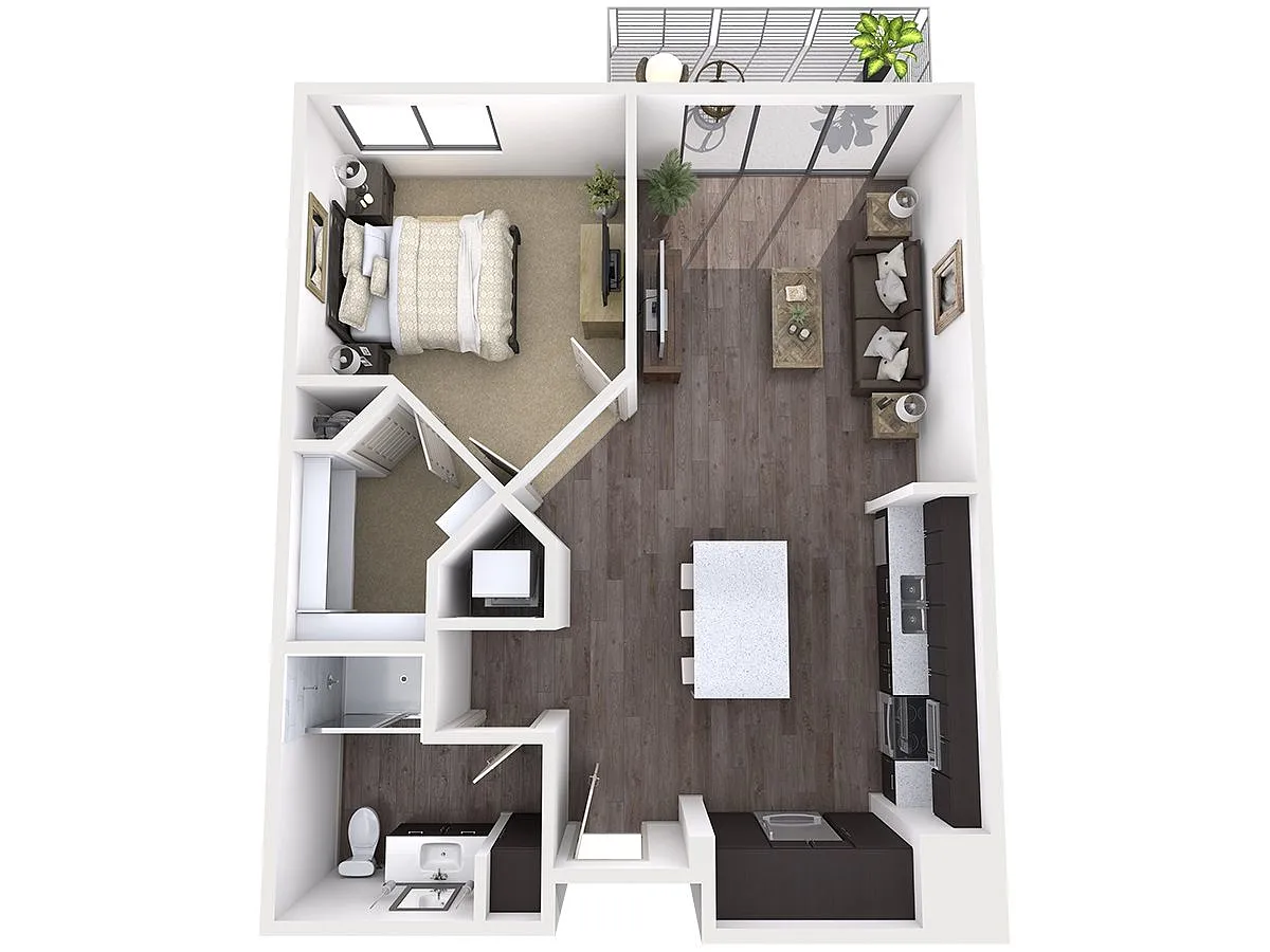 Floor plan A3a, A3d